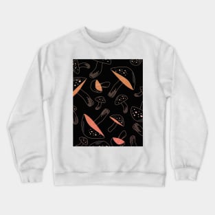 Poisonous mushrooms, fly agarics Crewneck Sweatshirt